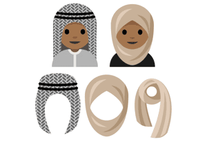 造福5.5億女性 穆斯林少女設計表情符號