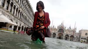 十年來最嚴重洪水  義大利威尼斯真的變「水都」