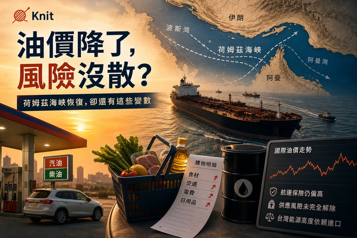 油價降了，荷姆茲海峽的風險為什麼還沒散？