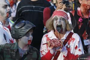 美國祭出殭屍大軍宣導重視腦癌