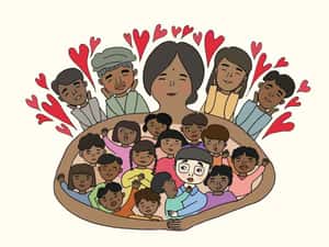 對孩子愛無極限的印度人