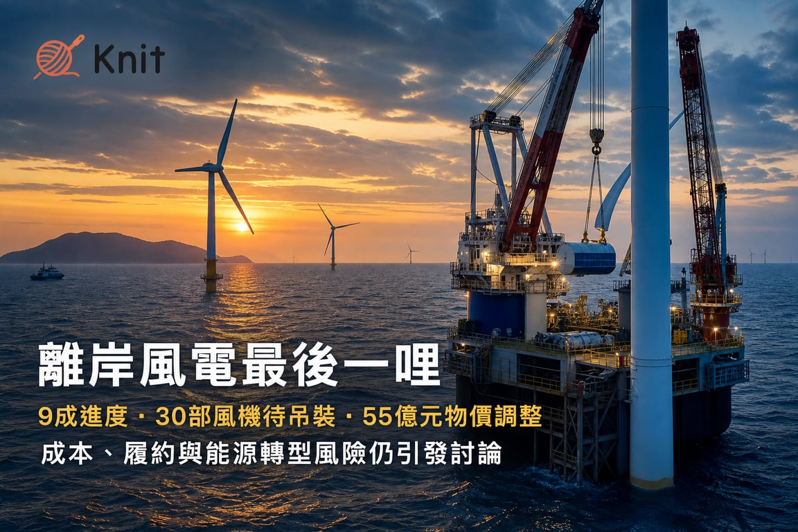 離岸風電剩最後一哩，為什麼成本爭議還沒結束？