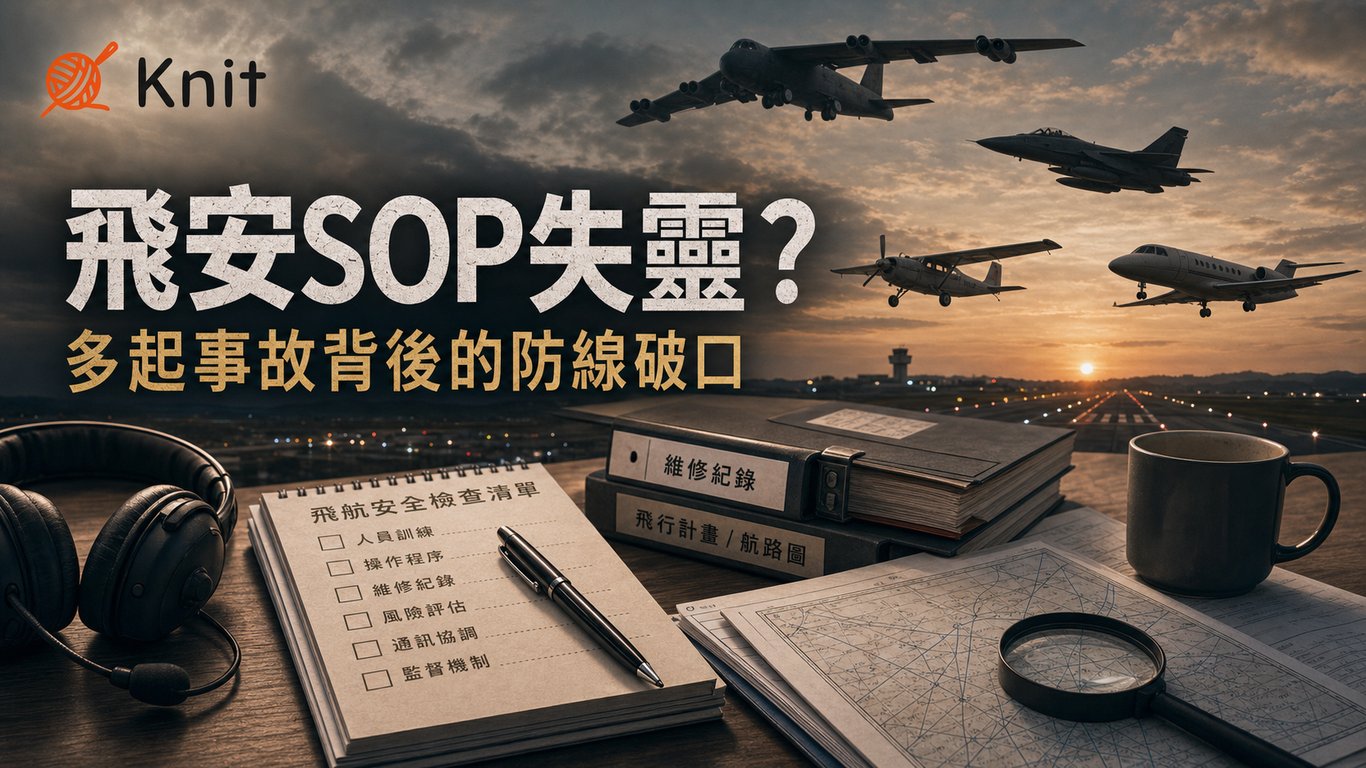 飛安 SOP 失靈？多起飛機、戰機事故暴露哪些防線破口