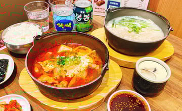 台北信義商圈A13美食地下街【SAIKABO小廚】처가방 韓國旬彩料理-信義店，釜山豬肉湯原湯熬煮鮮味非凡選用日本皇家御用泡菜真心夠味│台北韓式料理推薦