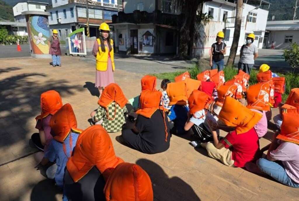 花蓮警戒區三鄉鎮、六所學校　進行地震及堰塞湖疏散避難演練