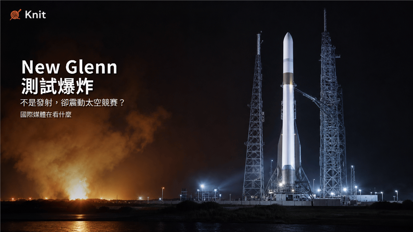 New Glenn 測試爆炸：不是發射，卻震動太空競賽？