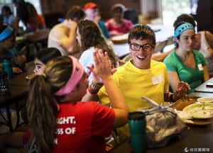 第1次打棒球 視障生夏季運動營