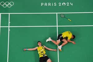 台灣創羽球男雙史無前例二連霸　麟洋配巴黎奧運摘金