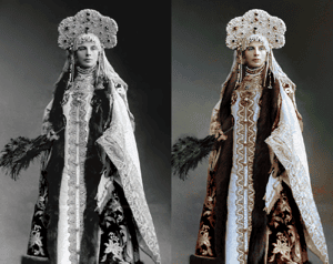 找回黑白照片的生機 替歷史上色的俄國藝術家