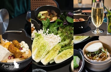 台中高CP值蔬食火鍋｜爆盤蔬菜吃到飽，339元享豐盛鍋物套餐，推吃「麻辣豆腐鍋」