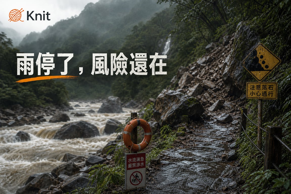 雨停了，山和溪還沒安全：惡劣天氣後爬山戲水的事故風險