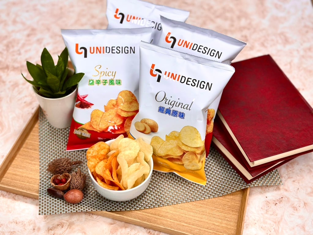 統一集團UNIDESIGN洋芋片上市 雙口味挑戰年輕味蕾