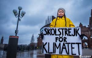 未來將消失  還讀什麼書？瑞典少女環保鬥士桑柏格號召全球學生「為氣候變遷罷課」