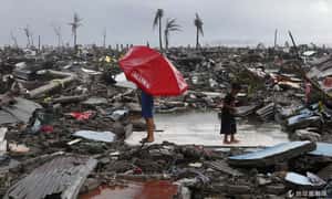 如海嘯過後 海燕颱風重創菲律賓