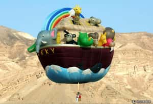 秋風吹向中東   以色列熱氣球節