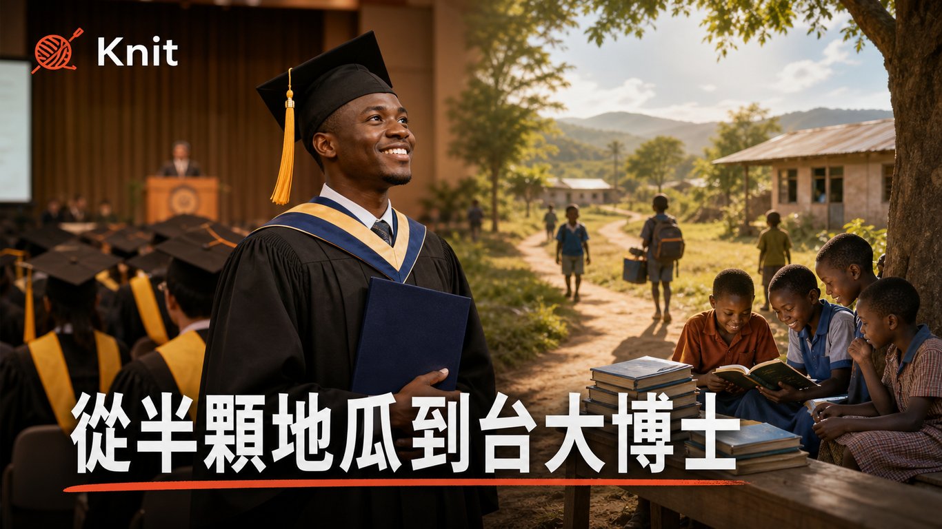 從半顆地瓜到台大博士：坦尚尼亞內森，為什麼讓台灣人重新看見教育？