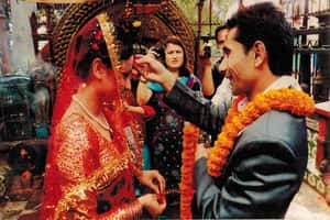 尼泊爾華麗如夢婚禮 喜馬拉雅山腳下見證幸福