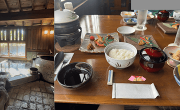 住在由布院商店街裡，早上在房裡泡湯的小旅行