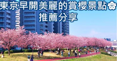 東京櫻花景點推薦 🌸早開且美麗櫻花品種且人潮少的地點分享與2025東京櫻花開花預測