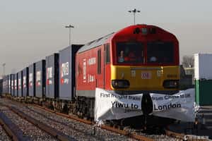 花了18天  中英列車「新絲路之旅」首抵倫敦