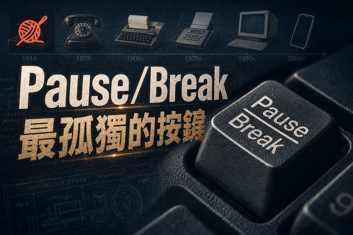 鍵盤上最孤獨的按鍵：Pause/Break 到底在 Break 什麼？