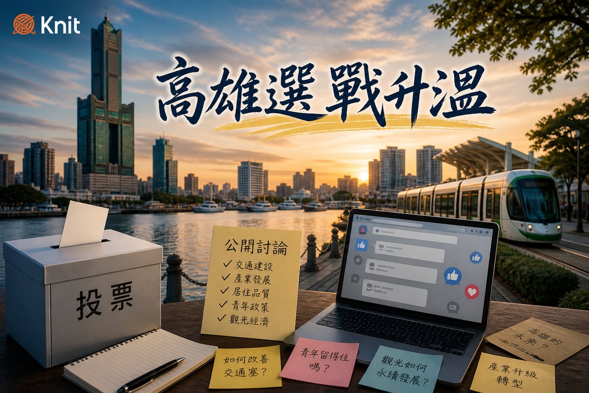 高雄市長選戰升溫：賴瑞隆、柯志恩的公開討論在吵什麼？