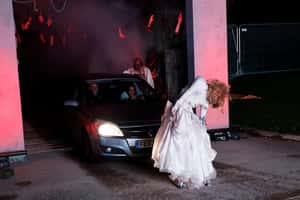 【地球 24小時】10/08  汽車前的鬼新娘