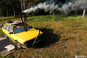 汽車裡也能洗桑拿  愛沙尼亞的移動式桑拿室出沒中！