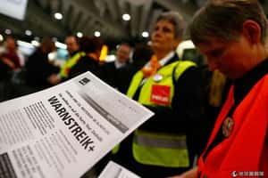 德國漢莎航空大罷工    上千航班遭取消