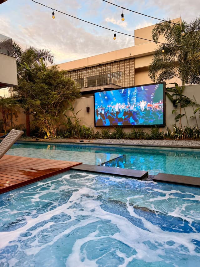 Telão de LED externo instalado pela iConnect em Mato Grosso do Sul