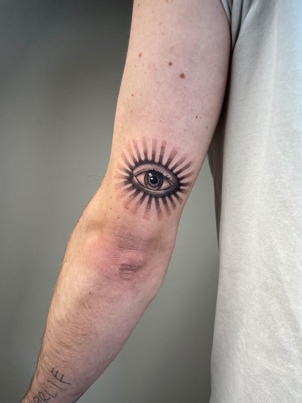 blackwork tattoo — by Brian Kies, los angeles