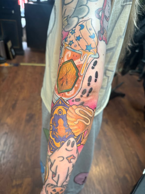 sticker / pop art tattoo by Jessica Linden — los angeles