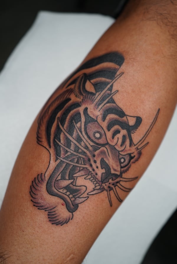 traditional tattoo by Megan Rose — los angeles
