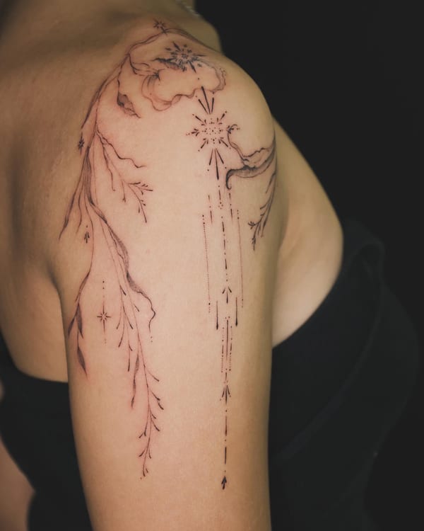 fine line tattoo by gloria.shi.ink, alhambra