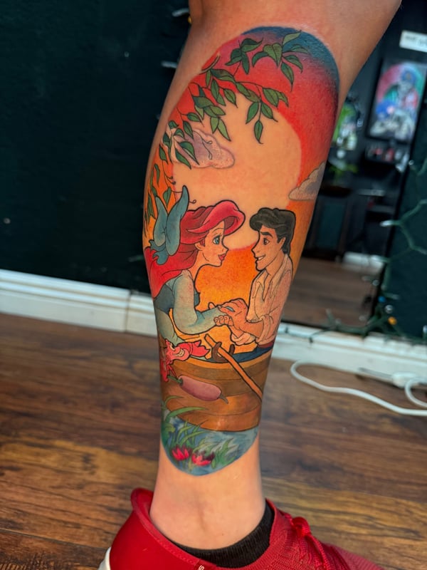 illustrative tattoo by Jessica Linden — los angeles