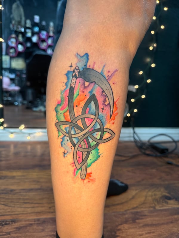 watercolor tattoo by Jessica Linden — los angeles