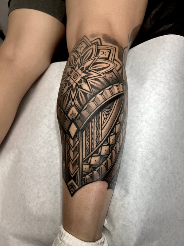 geometric tattoo by imindisoul — los angeles