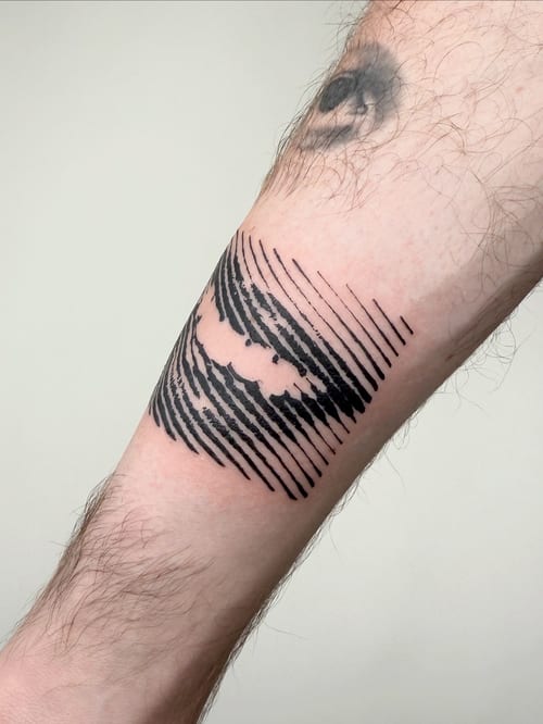 linework tattoo — by Level tattoo, los angeles