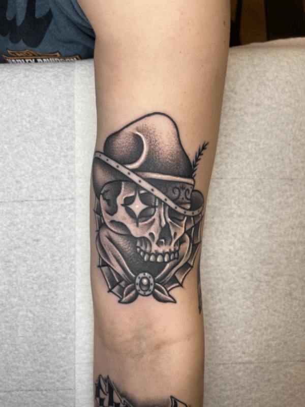 neo-traditional tattoo by Engram — los angeles