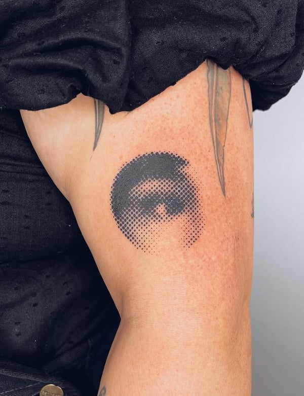 dotwork tattoo by Level tattoo — los angeles