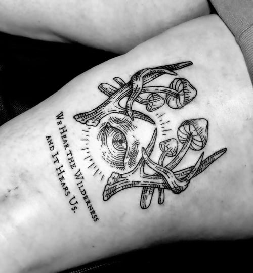 blackwork tattoo by tag devilish in los angeles