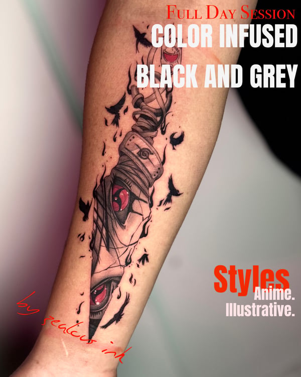 anime tattoo by zealous — los angeles