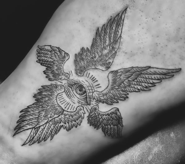 blackwork tattoo by Tag Devilish — los angeles