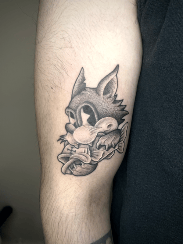 neo-traditional tattoo by Engram — los angeles