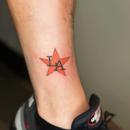 traditional tattoo by samantha wilks in downtown la, los angeles