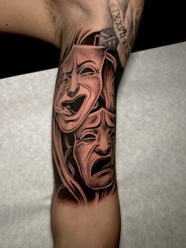 black & grey tattoo by imindisoul — los angeles