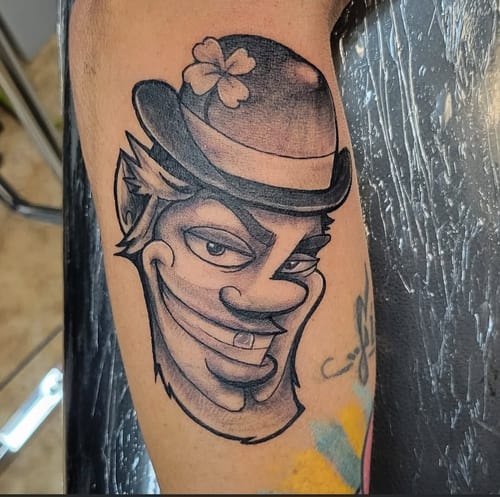 neo-traditional tattoo by dretty in los angeles