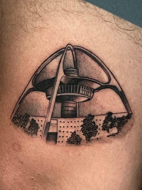 blackwork tattoo by josue bravo in los angeles