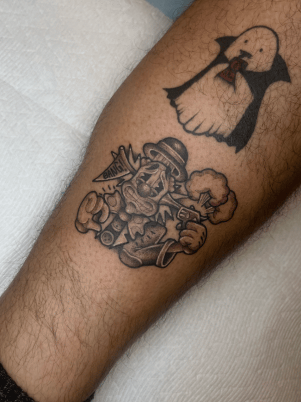 blackwork tattoo by Engram — los angeles