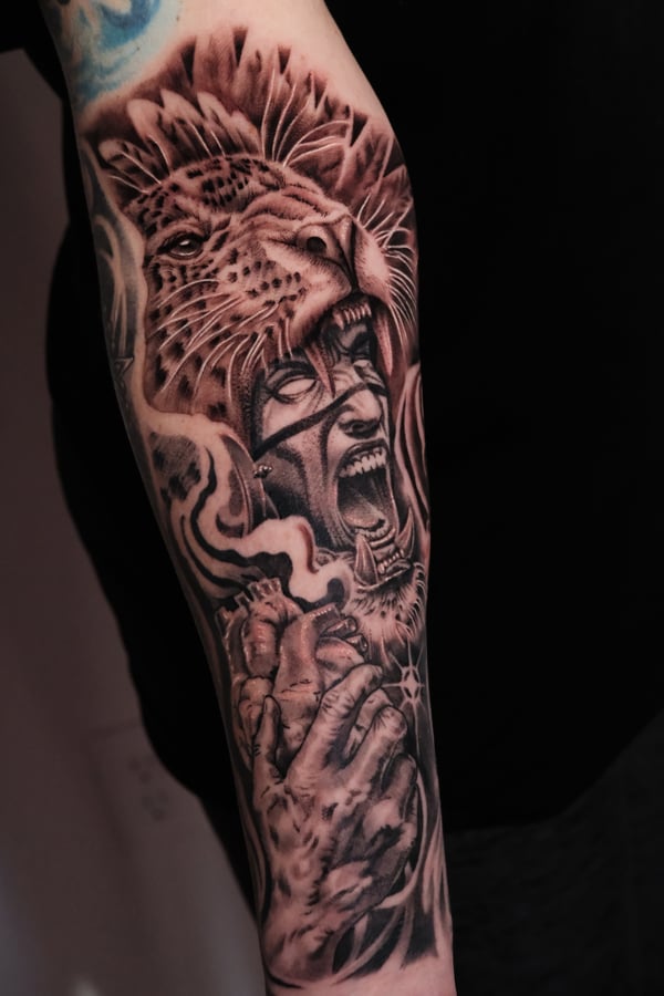 realism tattoo by Johnny Ayala — los angeles